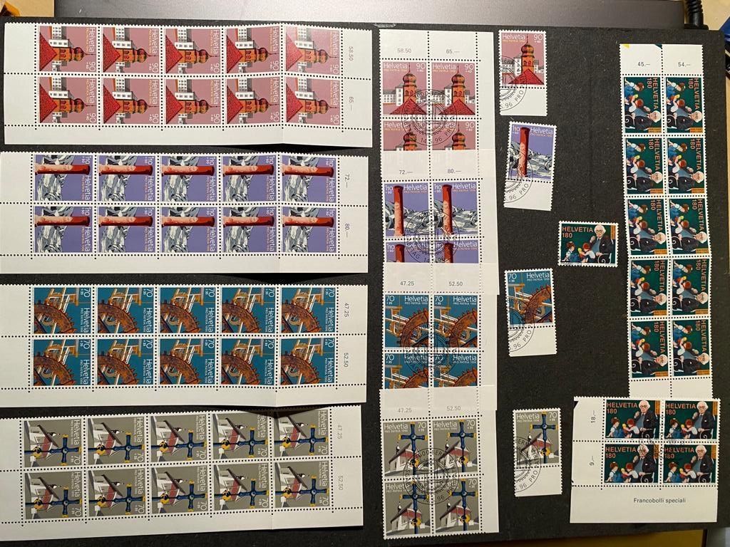 Alle Briefmarken: Los 70 Pro Patria komplett 1995 Marken – Neu (gemäss Beschreibung) aus Niederweningen von rimicanardo
