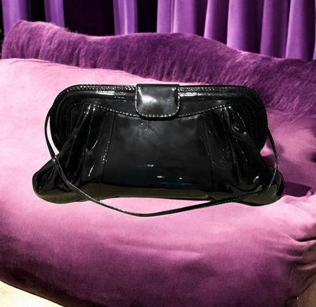 ANGEL JACKSON CLUTCH TASCHE SCHWARZ
