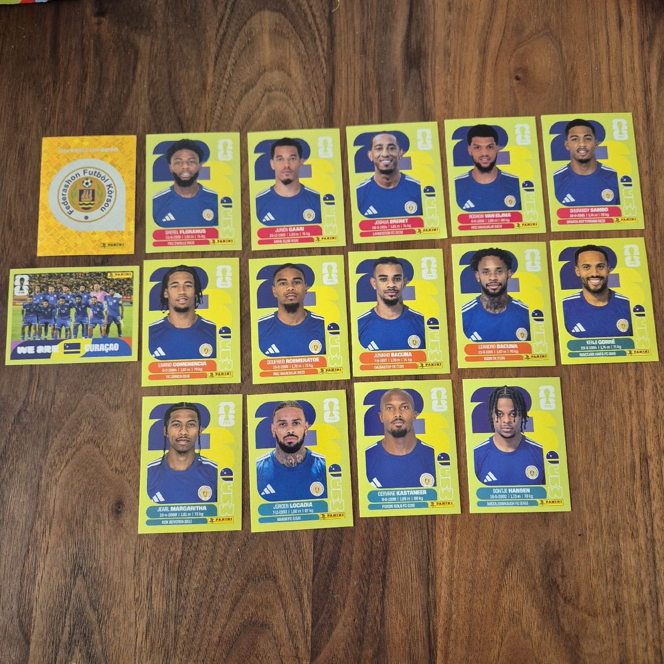 Panini Sammelbilder & Trading cards: Panini WM 2026 Curaçao 16 Stk – Neu (gemäss Beschreibung) aus Zürich von S1997