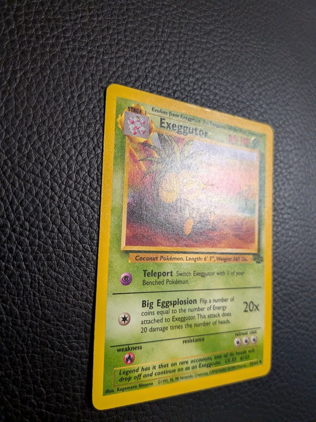 Pokémon Carte collezionabili: Jungle Exeggutor 35/64 Ab 1 – Usato da Paradiso venduto da Pkmn10 2