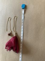 Magnifiques longues boucles asymétriques rouges