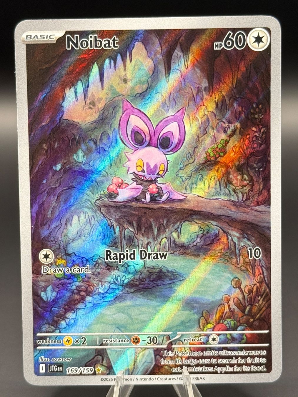 Pokémon Carte collezionabili: Noibat 169/159 EN Journey Together – Nuovo (secondo la descrizione) da Langenthal venduto da TheCrib