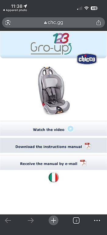Auto-Kindersitze: Siège enfant Chicco GRO Up 123 – Gebraucht aus Dully von YDind 4