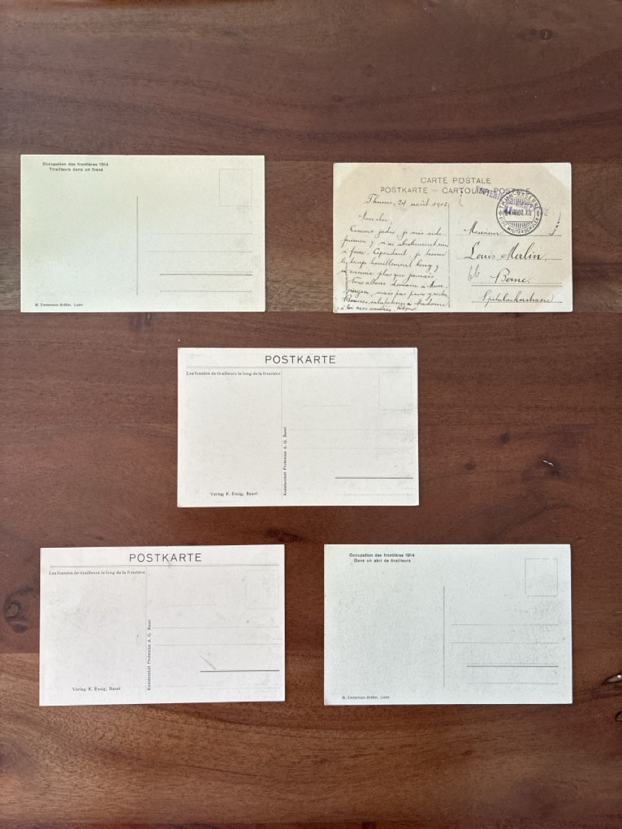 Cartes postales: 10 Ansichtskarten Schweiz vom Militär 15 – D'occasion à Oftringen par Cla.vD.74 1