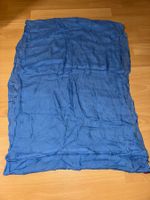 Blauer Loop Schal mit goldenen Punkten von Cecil