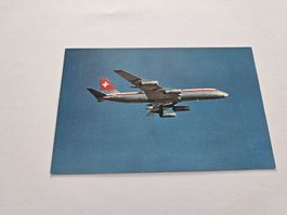 Swissair Convair 990 Coronado Postkarte aus der Schweiz
