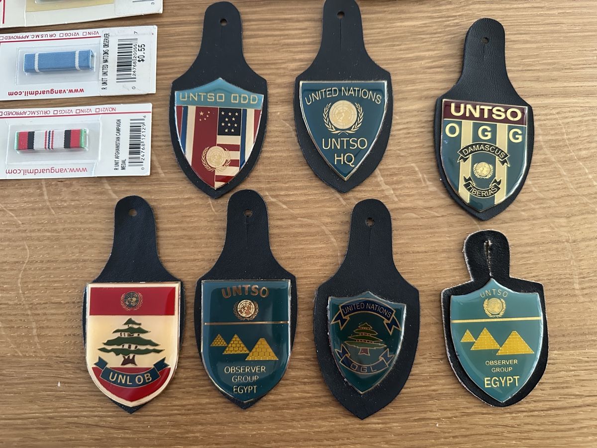Placchette & Badge: Militär Abzeichen UNO – Usato da Stansstad venduto da Dalmatinerhjf 2