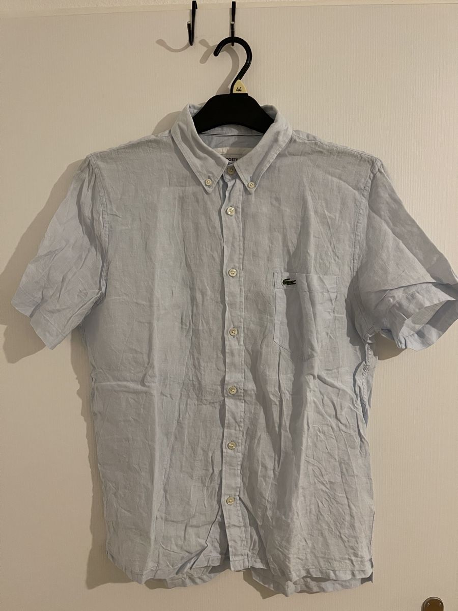 Lacoste Camicie: Lacoste Hemd hellblau, Gr. M, Leinen, Top Zustand! – Nuovo (secondo la descrizione) da Wetzikon ZH venduto da Jan_wojt