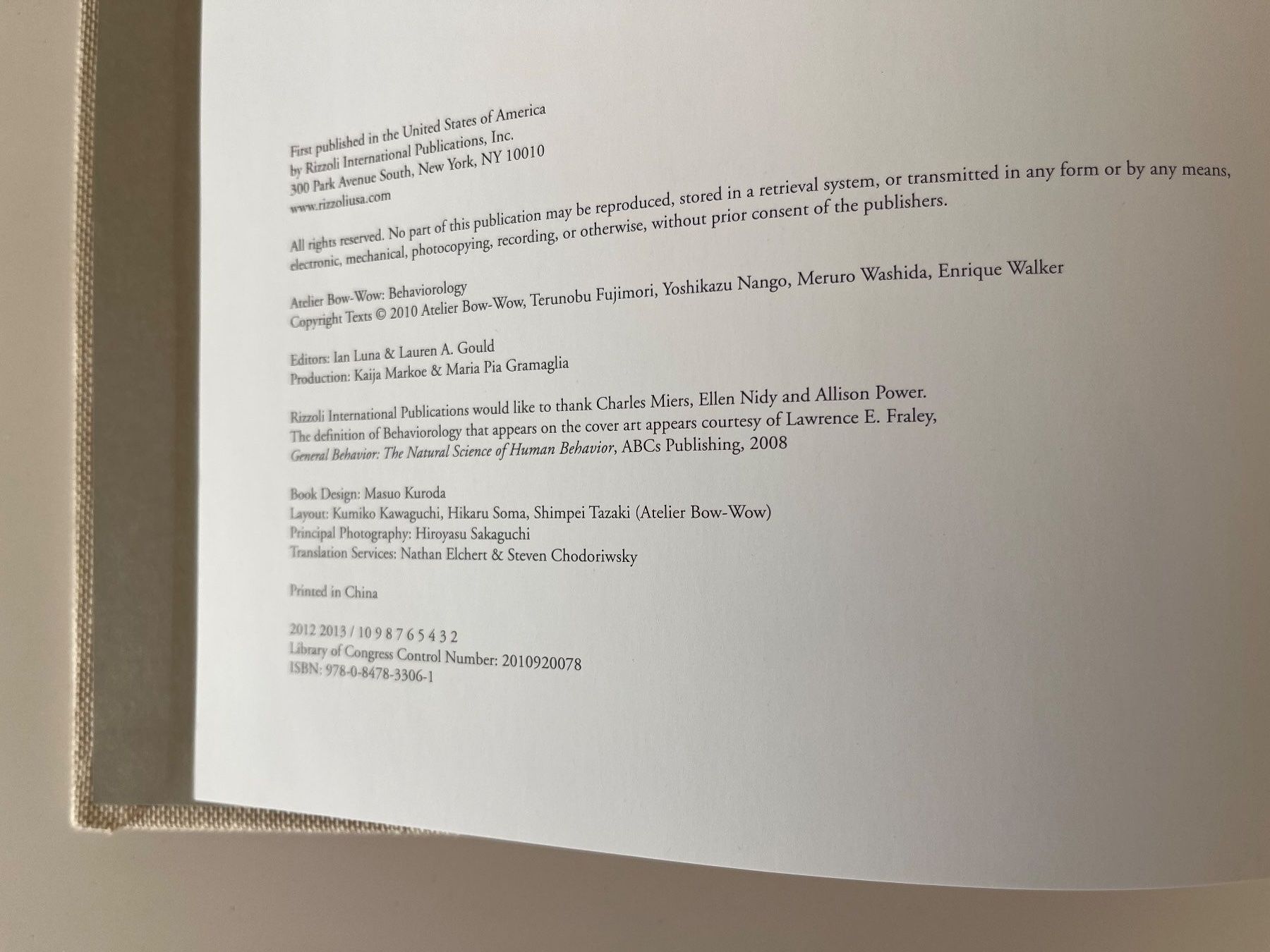 Libri: Atelier Bow-Wow - behaviorology – Usato da zürich venduto da Cf8000 4