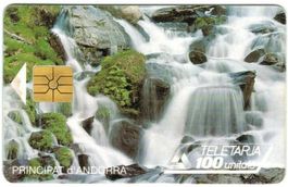 Telefonkarte Andorra AND-018 Wasserfall