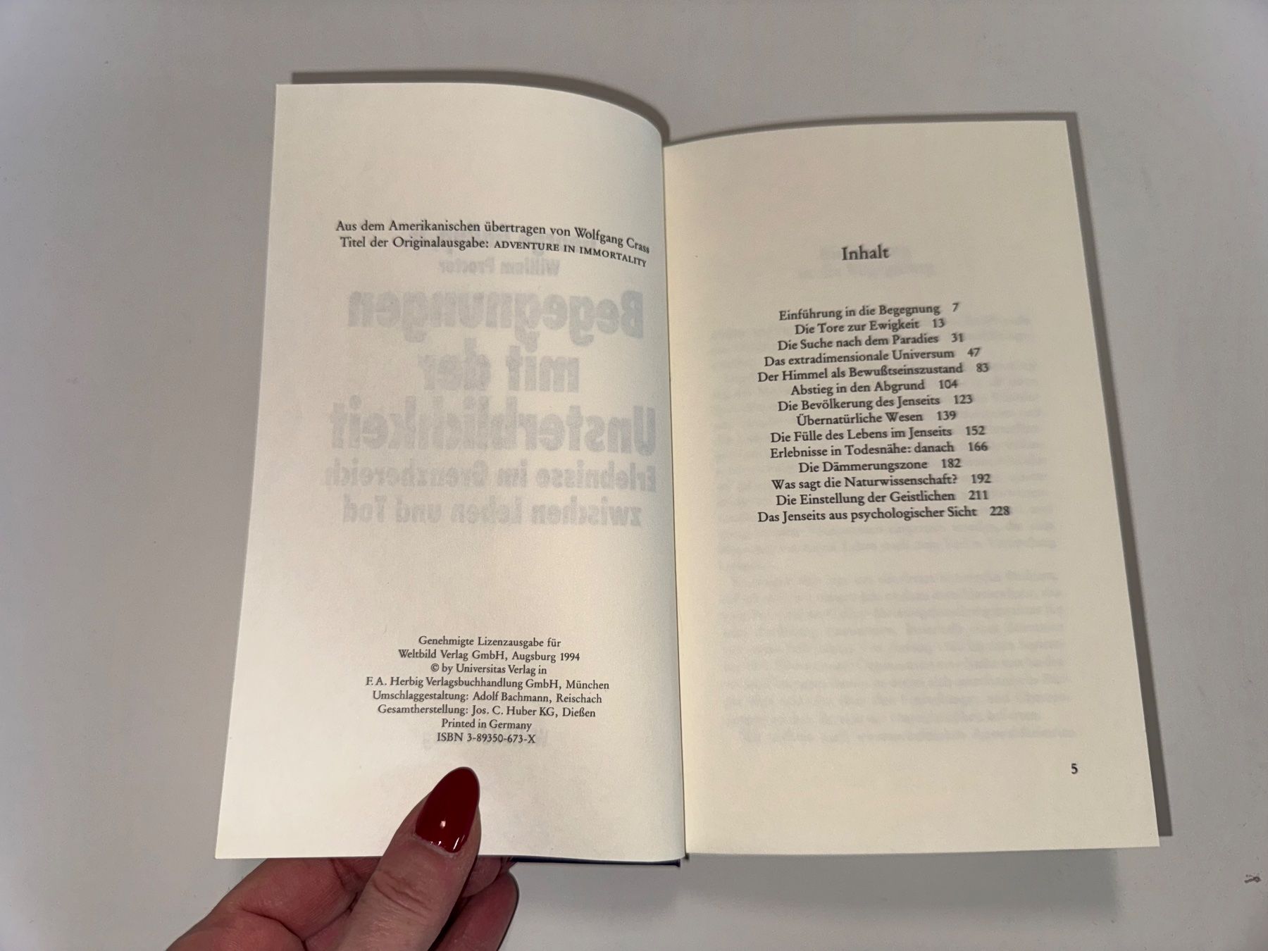 Bücher: Buch: Begegnungen mit der Unsterblichkeit – Gebraucht aus Grosswangen von Second_hand_paradise 1