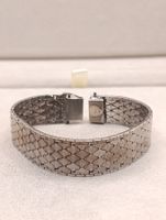 Vintage 835er Silber Unisex Teppich Armband 80er Top