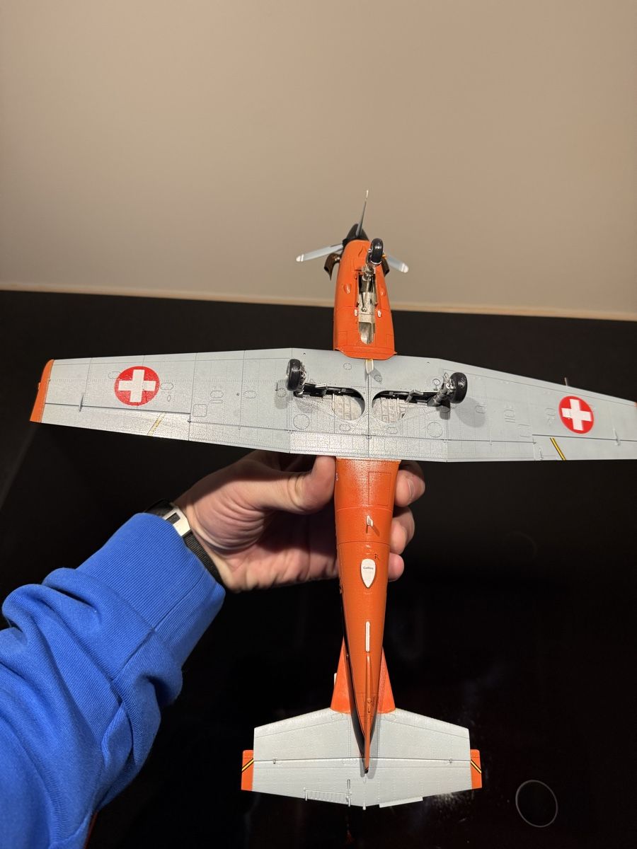 Schweizer Armee Modellbausätze & Standmodelle: 1/32 PC-7 Turbotrainer CH-Luftwaffe – Neu (gemäss Beschreibung) aus Ueken von ming-wing 9