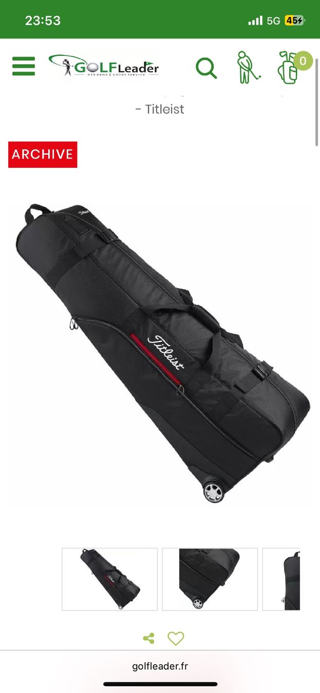 Titleist Taschen: Titleist Golftasche Reisetasche mit Rollen! – Gebraucht aus Andelfingen von Chiquilla0 1
