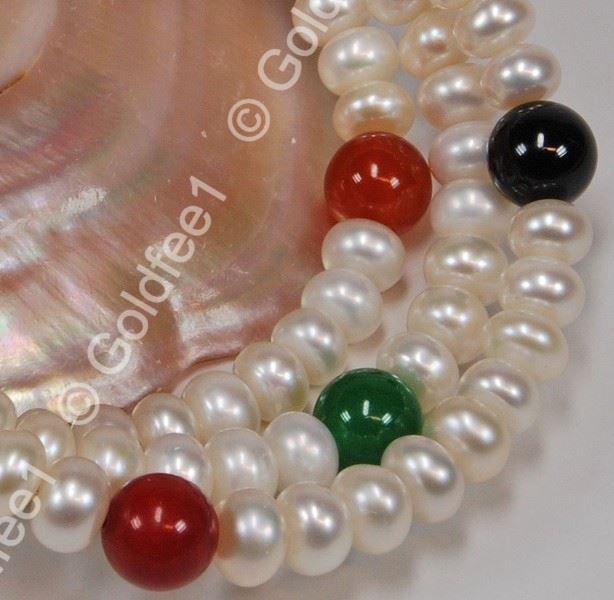 Bracciali & Braccialetti: Armband Süsswasser Zucht-Perlen – Nuovo e nell'imballaggio originale da Oberglatt ZH venduto da Goldfee1 2