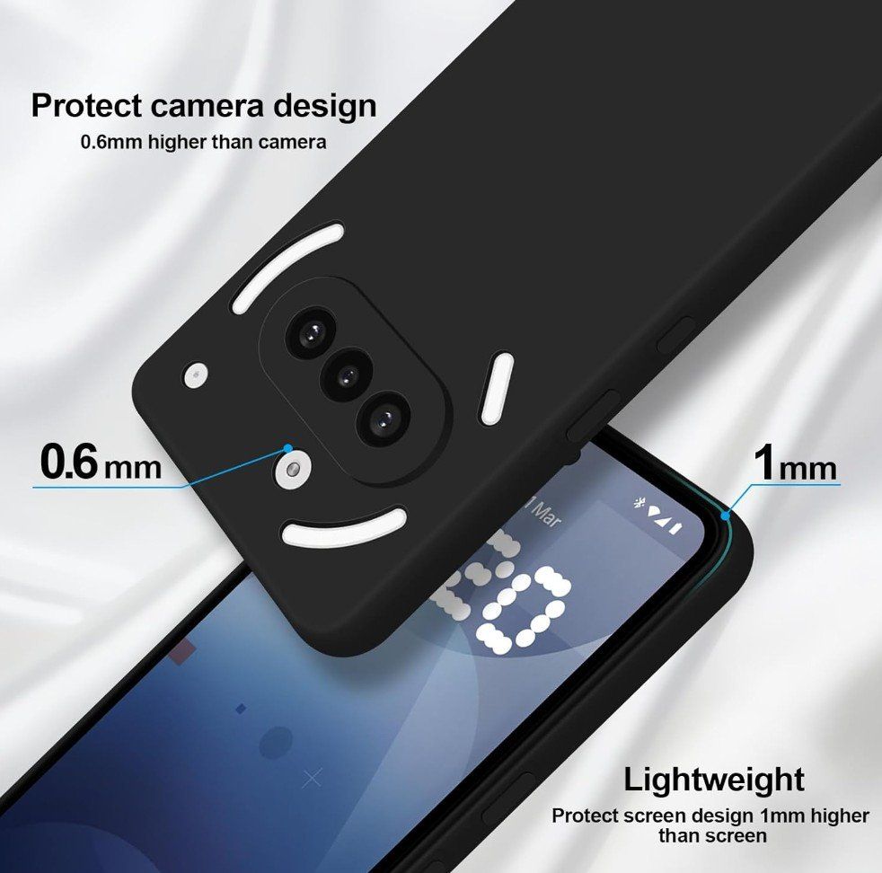 Cover & Protezioni schermo: Nothing Phone 3A black Case Schutzhülle TPU – Nuovo e nell'imballaggio originale da Rorschacherberg venduto da elektrofreak 2