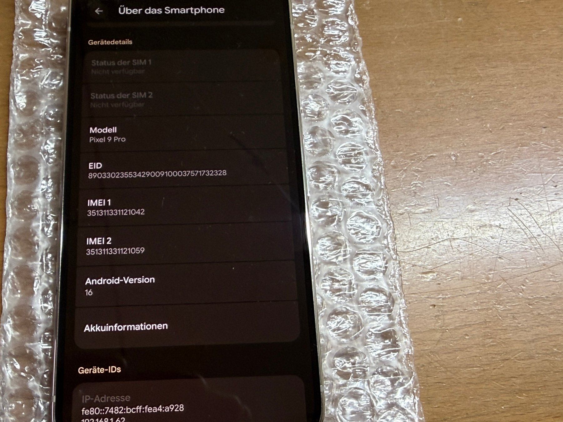 Google Handys / Smartphones: Google Pixel 9 Pro 128Gb – Gebraucht aus Au SG von bah_6f5w 5