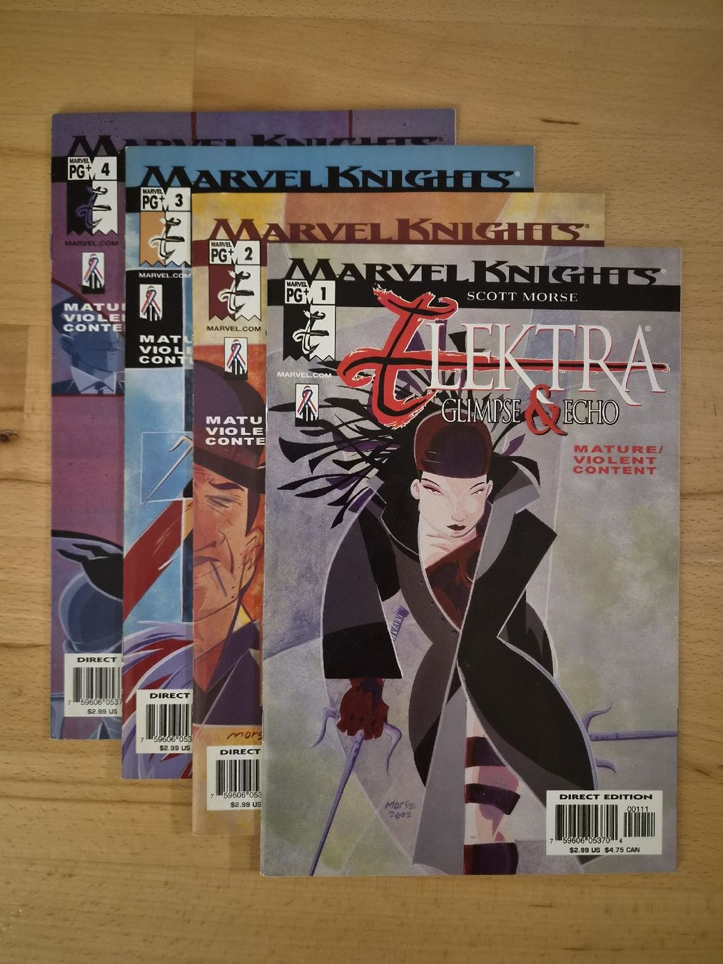 Fumetti: Elektra: Glimpse & Echo #1-4 (complete) – Usato da Biel/Bienne venduto da collector_comics