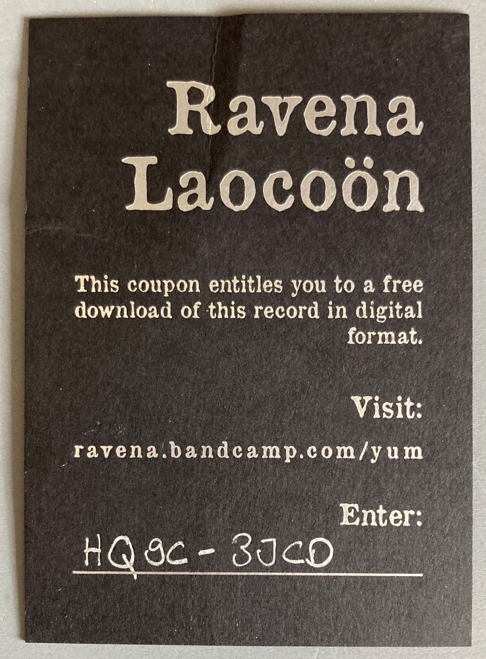 Dischi in vinile: RAVENA - LAOCOÖN – Usato da Poliez-Pittet venduto da Newtown-Records 9