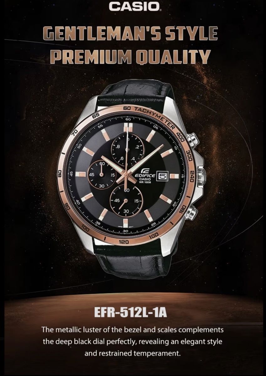 Casio Orologi: Casio Edifice Business Chronograph – Nuovo e nell'imballaggio originale da Schlieren venduto da Kamacho