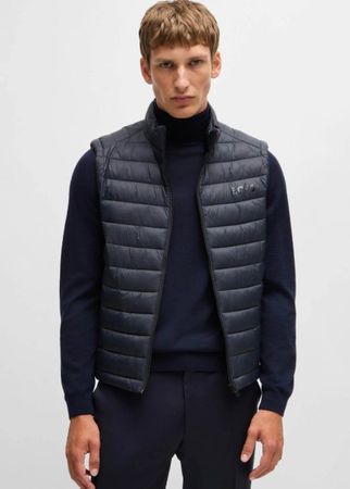 BOSS Steppweste / Gilet dark blue Gr.56
