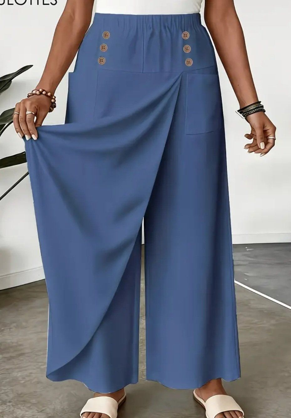 Pantaloni: Hosen Rock Lang Blau – Usato da Niederbipp venduto da Trude04 4