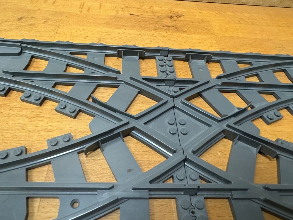 Lego Eisenbahn Schienen Kreuzung 7996 Doppel Weiche (Gebraucht) in ...