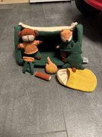 Trixie Camping Puppenwelt Zelt mit Bär und Fuchs