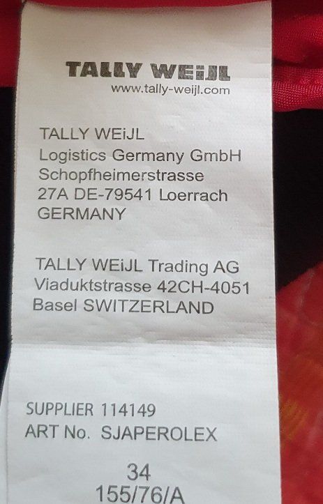 Tally Weijl Giacche & Cappotti: Leichte rote Jacke, Gr.34 – Nuovo (secondo la descrizione) da Unterentfelden venduto da LookoutMt 3