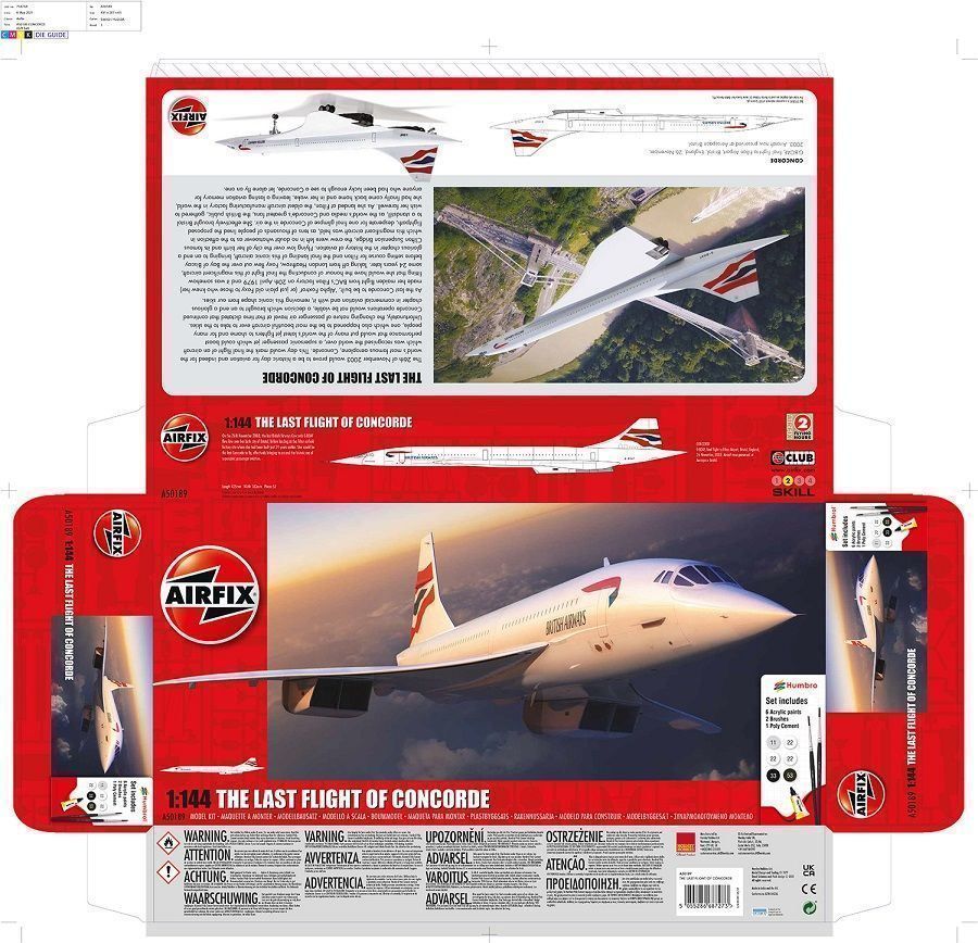 Airfix Kit di modellismo & Modellini statici: Airfix - Concorde Gift Set – Nuovo e nell'imballaggio originale da Pratteln venduto da Dollshop