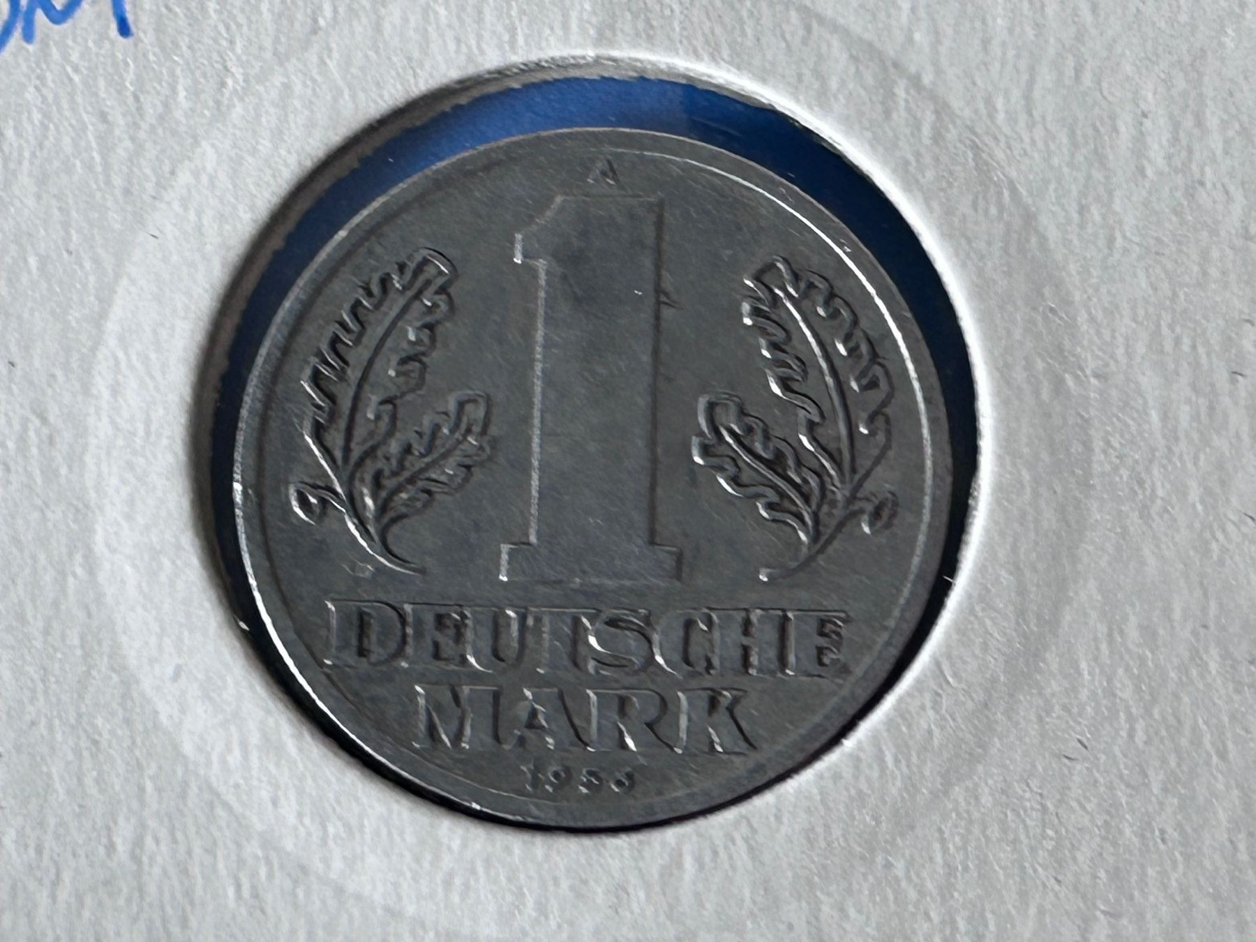 Tutti le monete: Germany - 1 Deutsche Mark 1956 – Usato da Corcelles NE venduto da AJKader 6