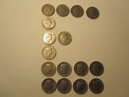 10 Rappen Schweiz, 1931-1939, lot 16 Stück (Angebot 2)