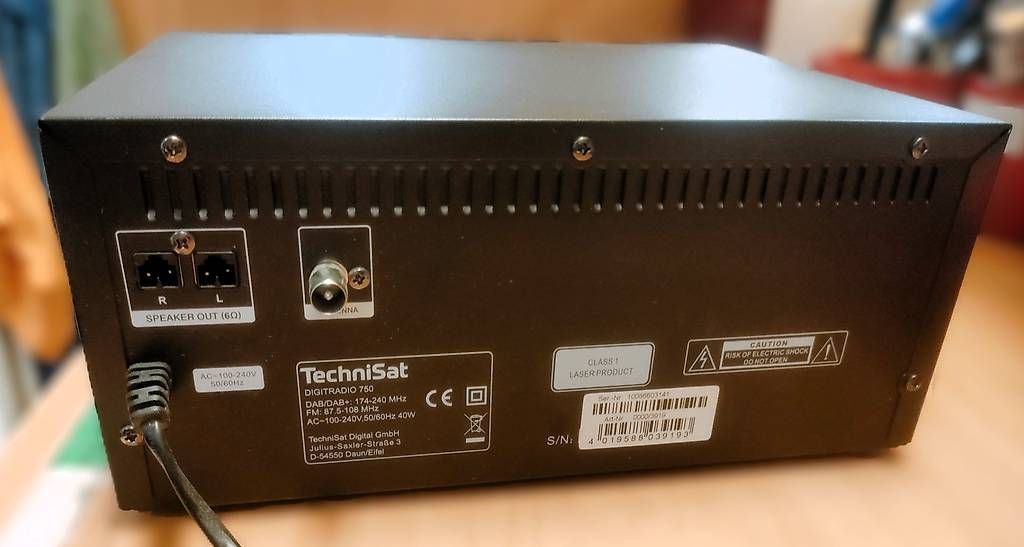 Sistemi audio & multimediali: Digitalradio 750 von TechniSat. inkl. CD-Player – Usato da Rheineck venduto da han_c85z 3
