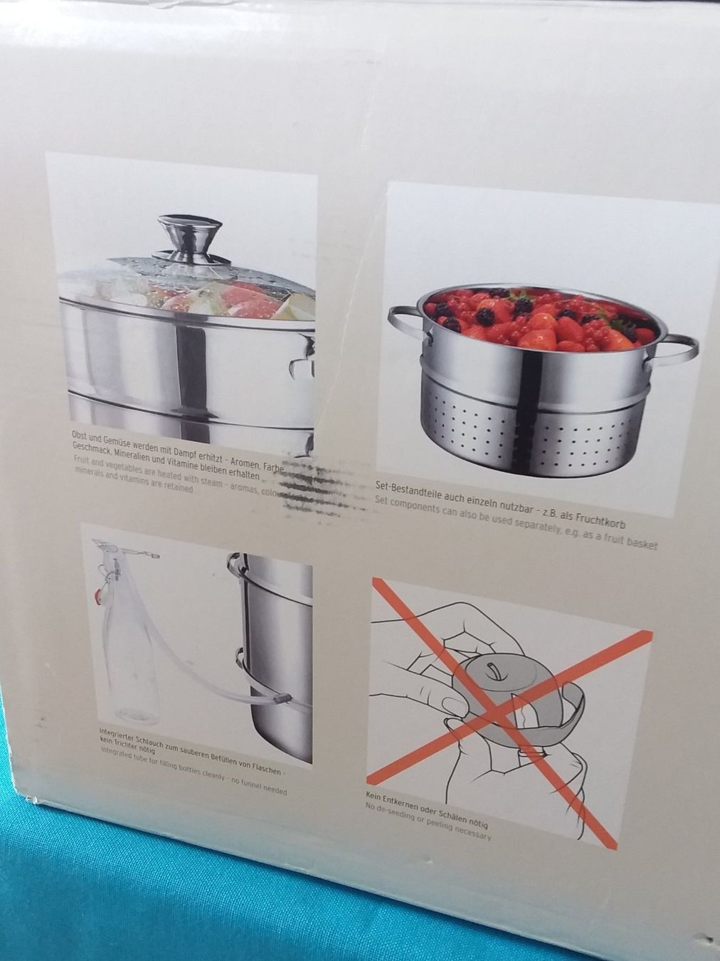 Tchibo Elettrodomestici da cucina: DAMPFENTSAFTER NEU / Versand möglich – Nuovo e nell'imballaggio originale da Immensee venduto da Btrutmann 2