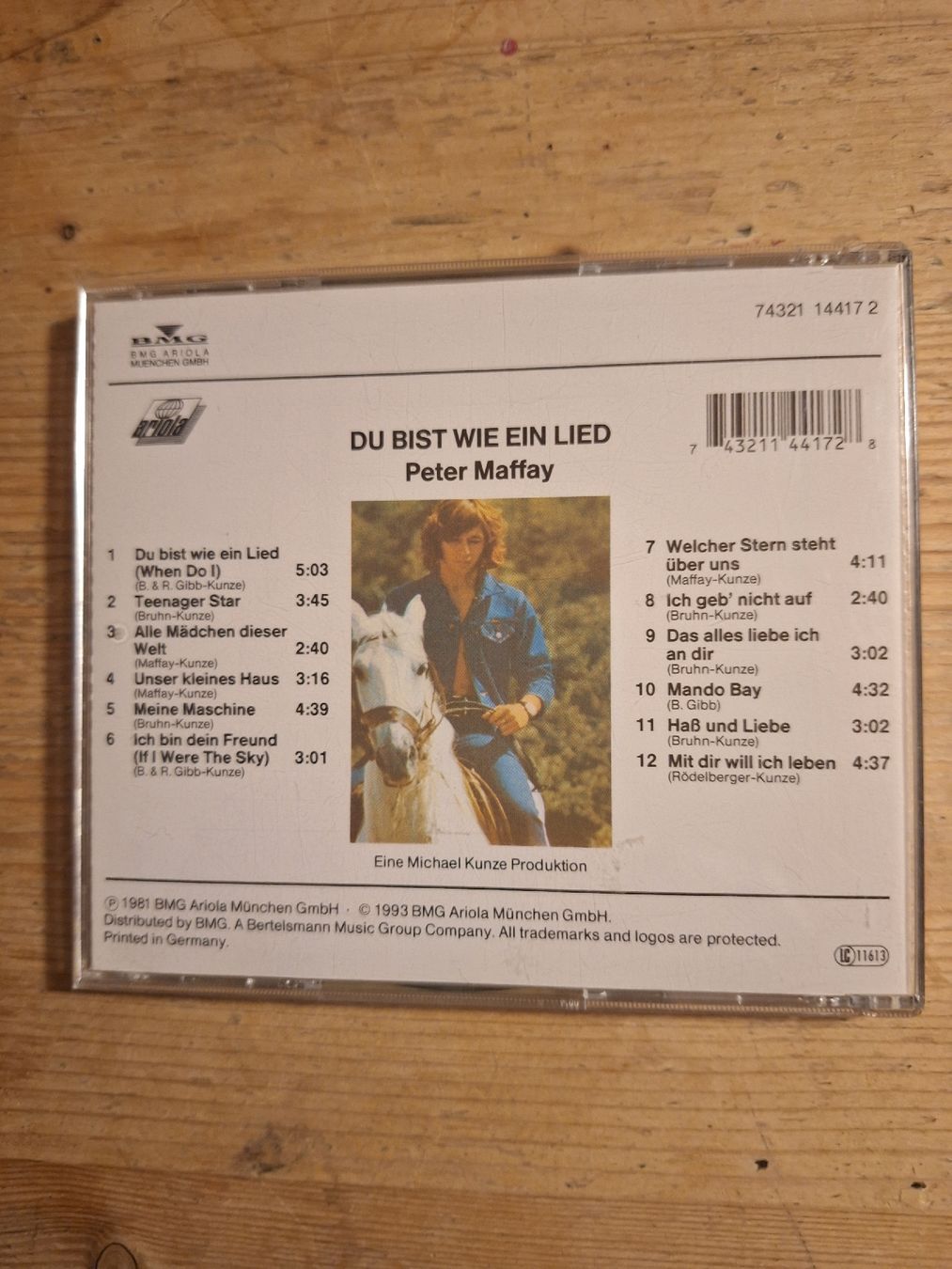 CDs: Peter Maffay " du bist wie ein lied" – Gebraucht aus Schwarzenburg von Ralfi1 1