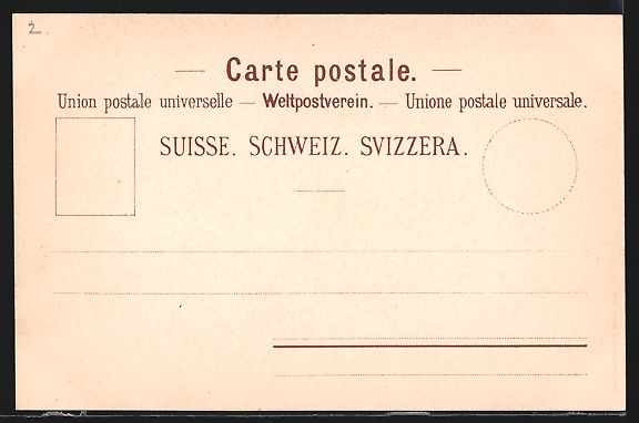 Ansichtskarten: Litho Lugano, Teilansicht mit Dampfer – Gebraucht aus Berlin von bartko-reher 1