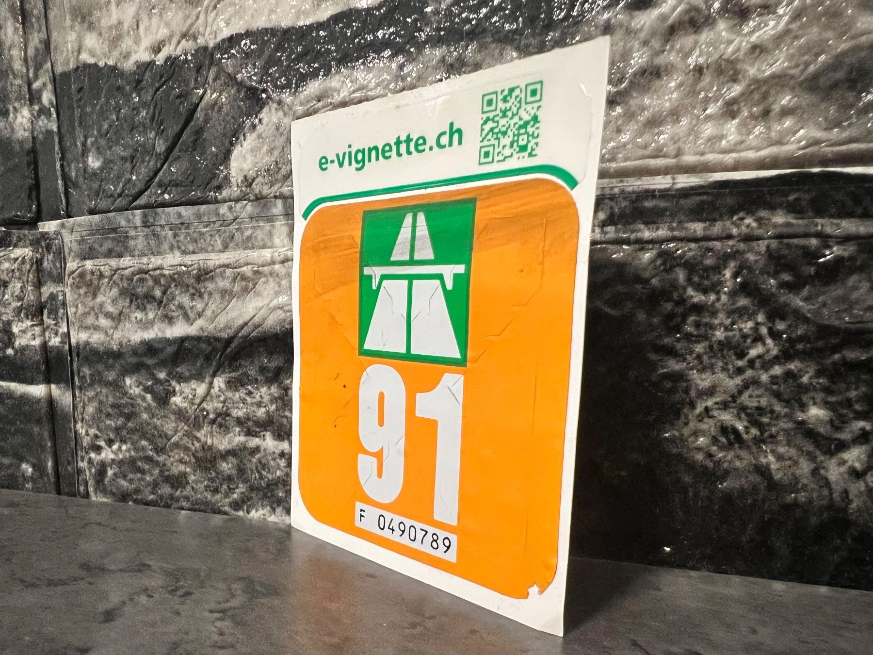Vignette autostradali: Vignette 1991, Autobahnvignette 91 – Usato da Bern venduto da No1e 2