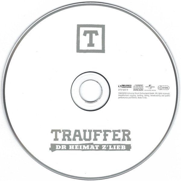 CD: Trauffer: Dr Heimat Z'lieb – Usato da Brittnau venduto da Zibu 2