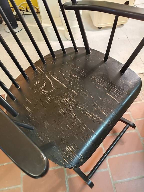 Sessel: Vintage Schaukelstuhl MCM Design – Gebraucht aus Winterthur von style-and-design.zrh 4