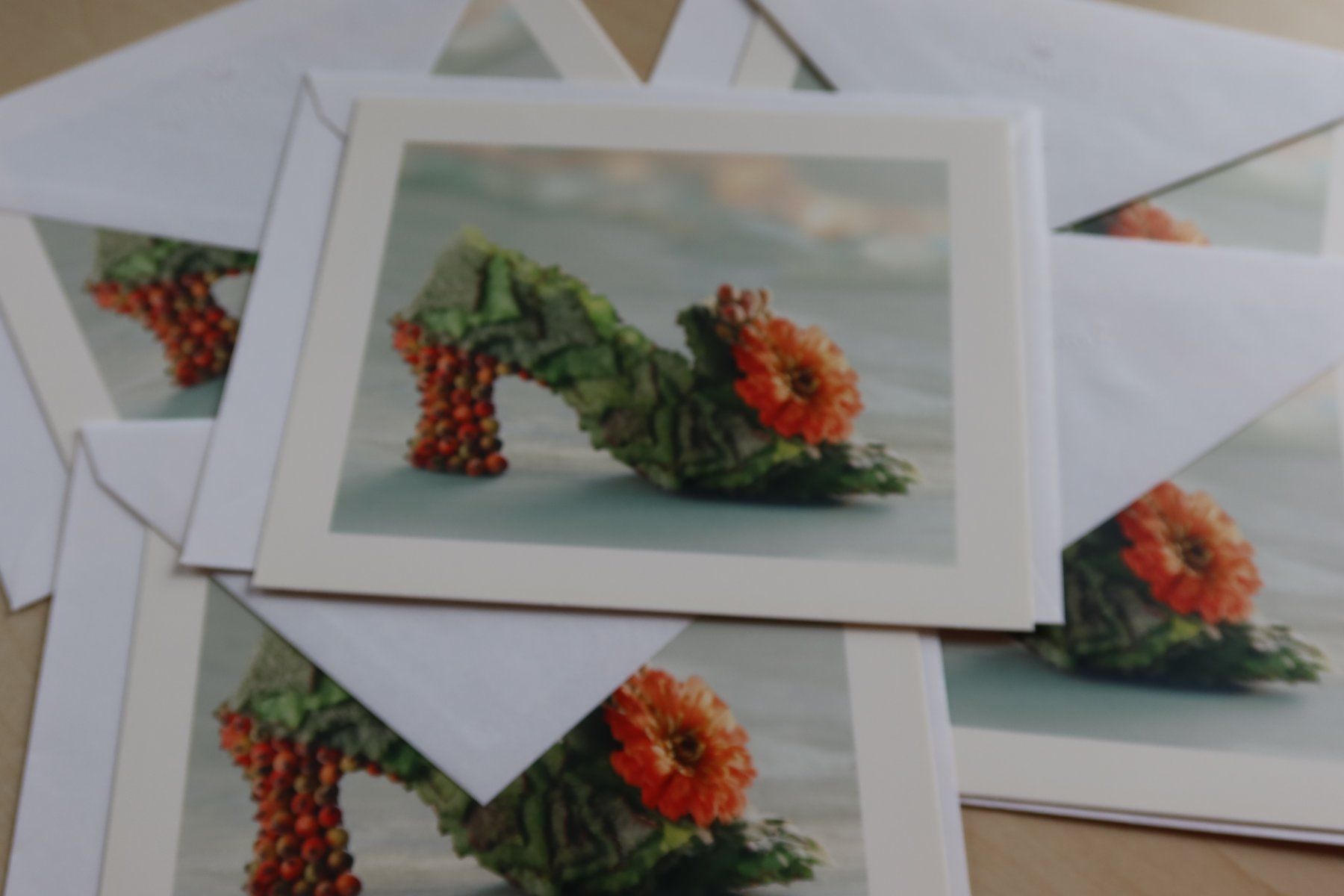 Cartoline: 5 Stück Doppelkarten mit Kuvert, blanko, "Sommer" - NEU – Nuovo e nell'imballaggio originale da Zürich venduto da Piki7 2