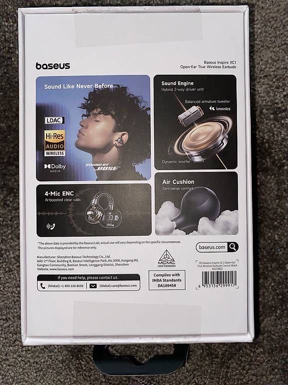 Baseus Casques audio: Baseus Inspire XC1 Kopfhoerer True Wireless NEU – Neuf (Voir description) à Weinfelden par chrigel-13 1