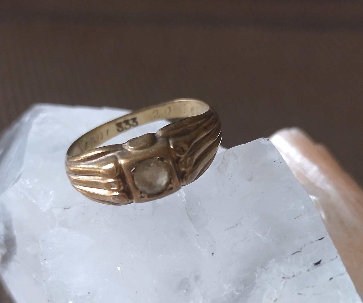 Anelli: VINTAGE RING GOLD 333 750 GOLDRING – Usato da Romanshorn venduto da Stubsinator
