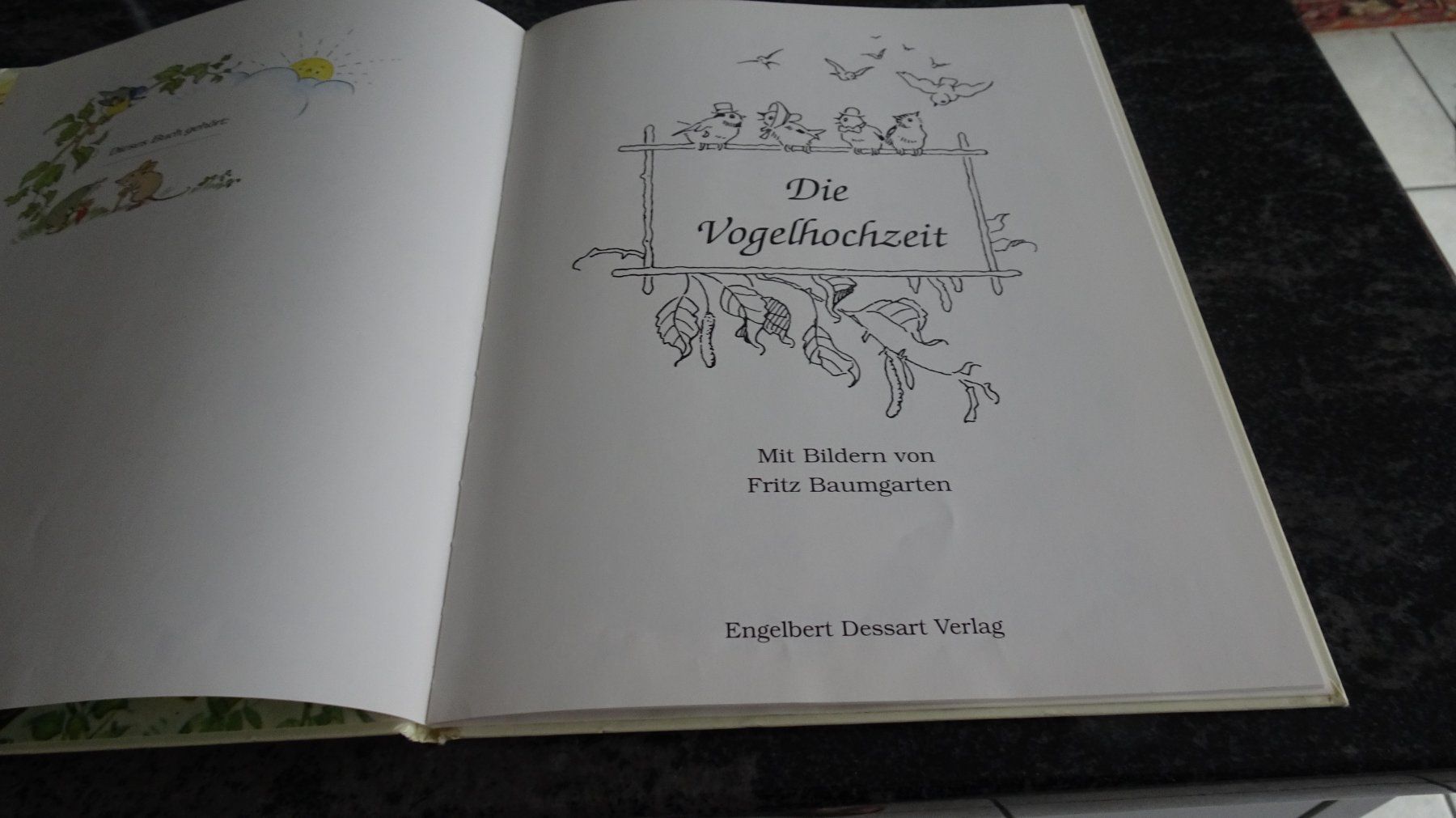 Bücher: Die Vogelhochzeit Eine Geschichte mit Bildern von F.Baumgart – Gebraucht aus Zürich von Roulet 3