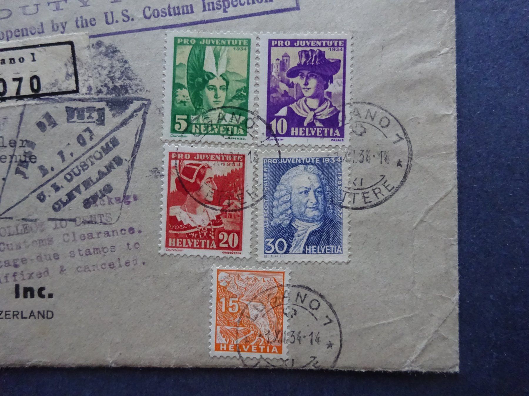 Tutti i francobolli: 1934 Pro Juventute FDC – Usato da Appenzell-Steinegg venduto da adi1975 1