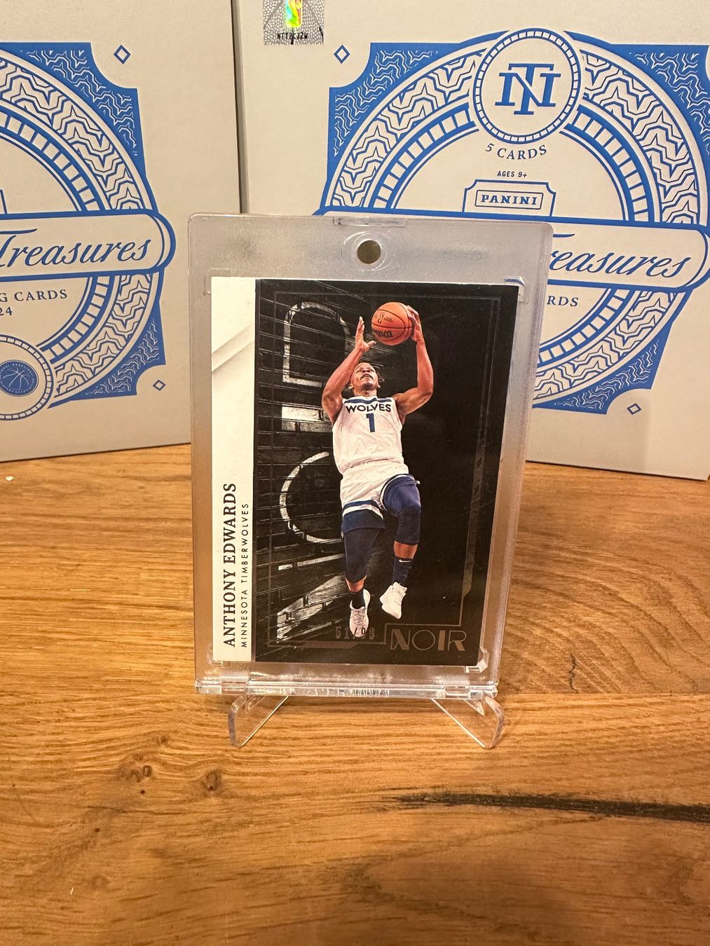 Nba Sammelbilder & Trading cards: Carte basket Anthony Edwards Noir /99 – Gebraucht aus Vullierens von Gaara04