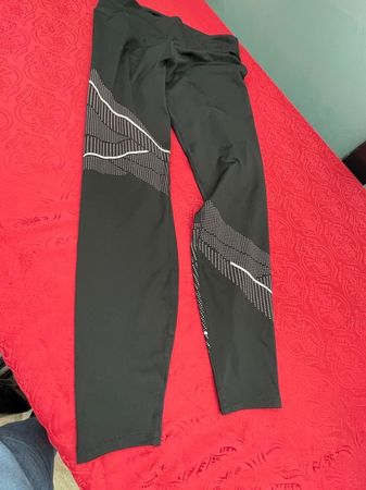 Damen Turnhose Sport Leggings L schwarz