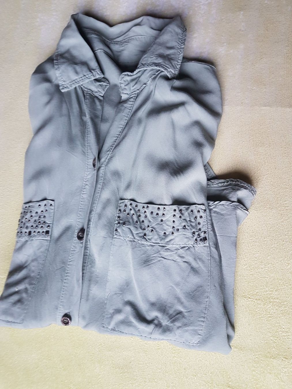 Blusen: Chemise à nouer taille S manches courtes – Gebraucht aus Villiers von san_jn5w 6