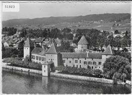 En Avion au-dessus de Rolle et son Chateau VD