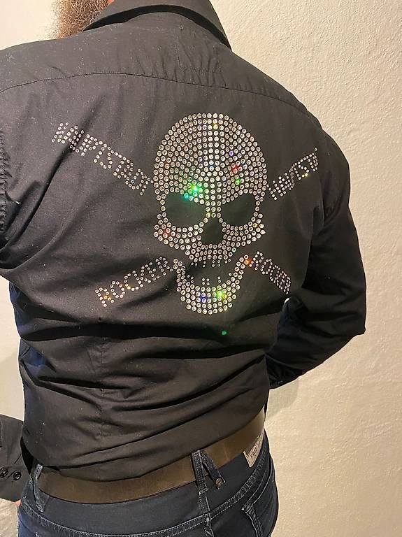 Camicie: Hemd Skull, Look54, Grösse L – Usato da Thayngen venduto da Neuhof80 1