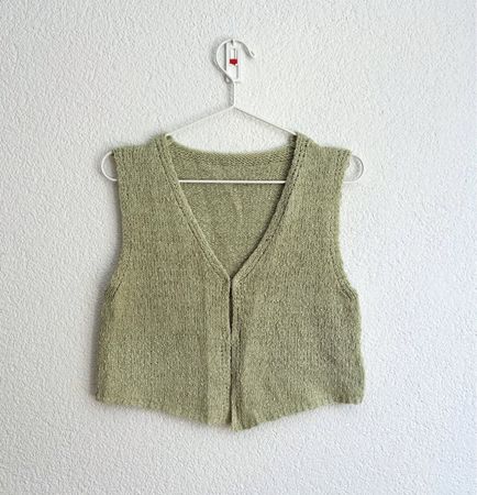 Strickweste, Grösse M, hellgrün